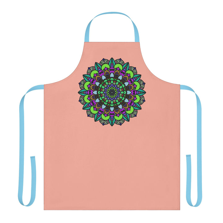 Mandala Art Apron - Apricot - Kitchen Decor All Over Prints - Blululi