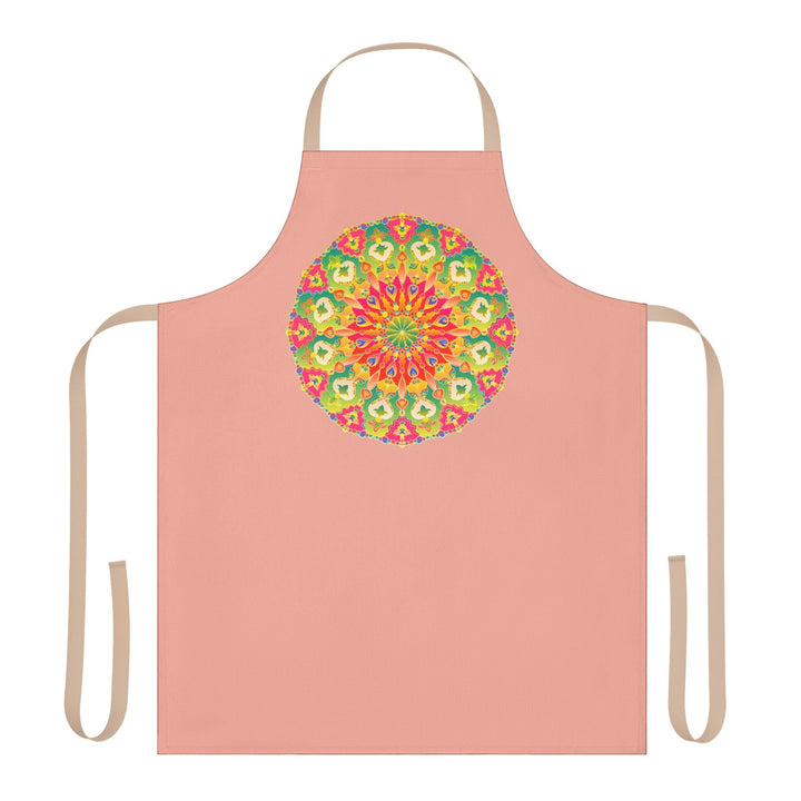 Mandala Art Apron - Apricot - Kitchen Decor All Over Prints - Blululi