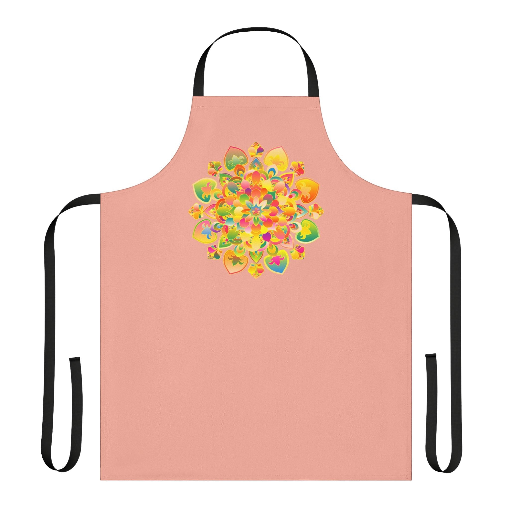 Mandala Art Apron - Apricot - Kitchen Decor All Over Prints - Blululi