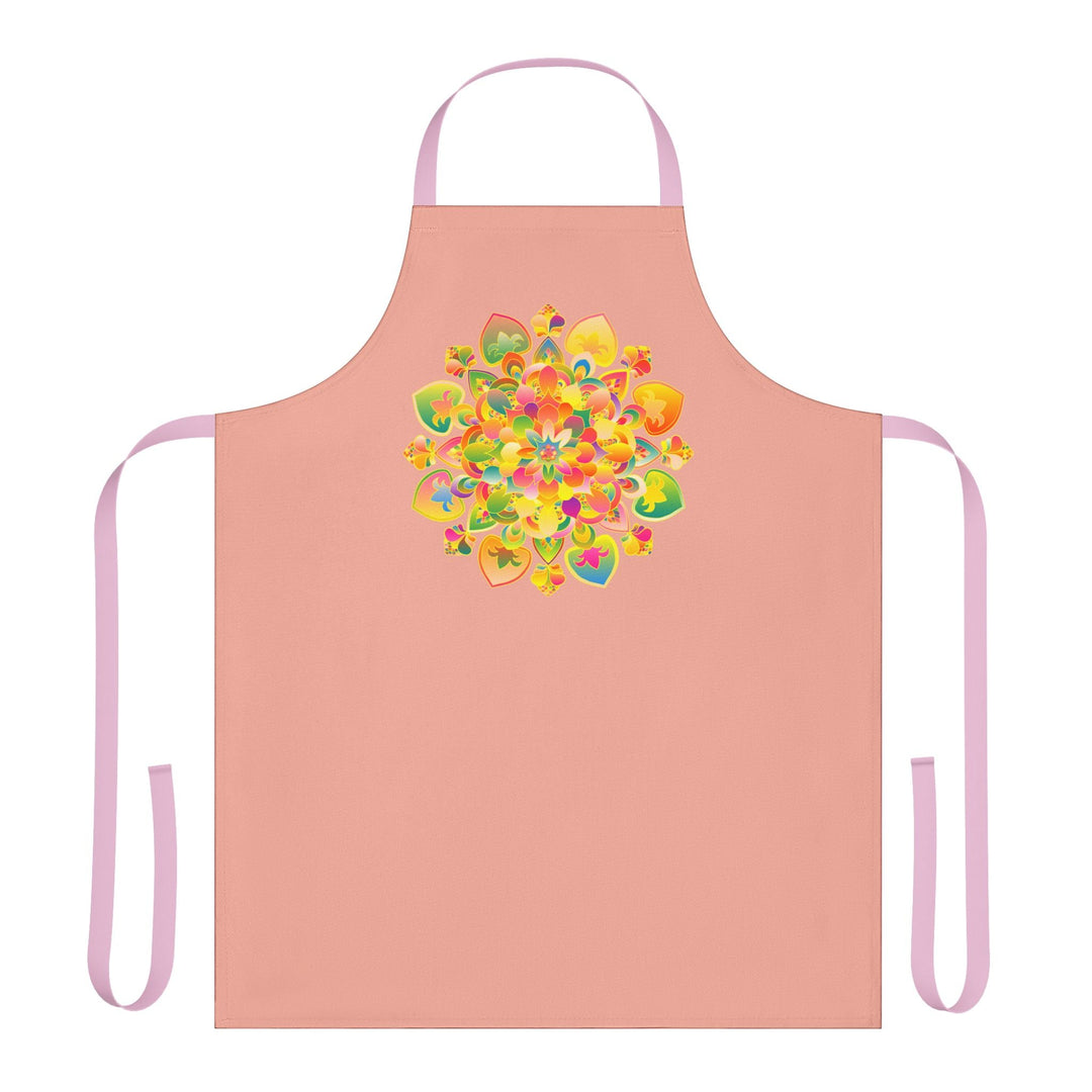 Mandala Art Apron - Apricot - Kitchen Decor All Over Prints - Blululi