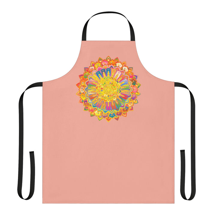 Mandala Art Apron - Apricot - Kitchen Decor All Over Prints - Blululi