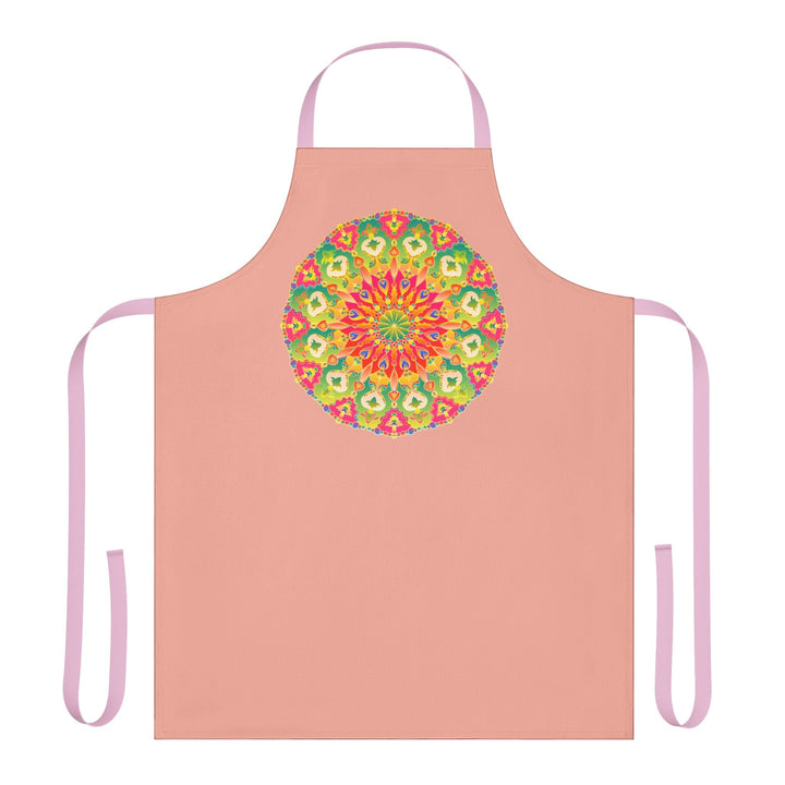 Mandala Art Apron - Apricot - Kitchen Decor All Over Prints - Blululi