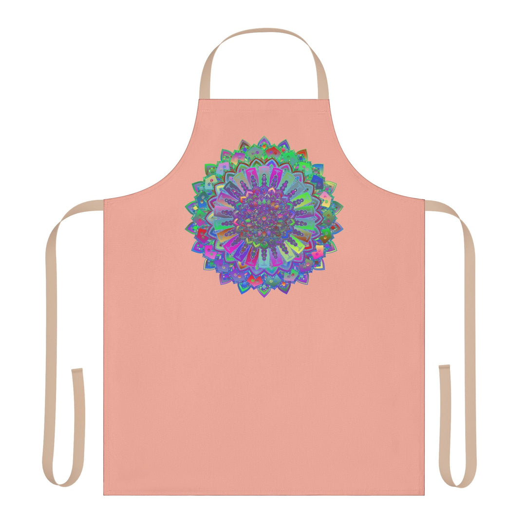 Mandala Art Apron - Apricot - Kitchen Decor All Over Prints - Blululi