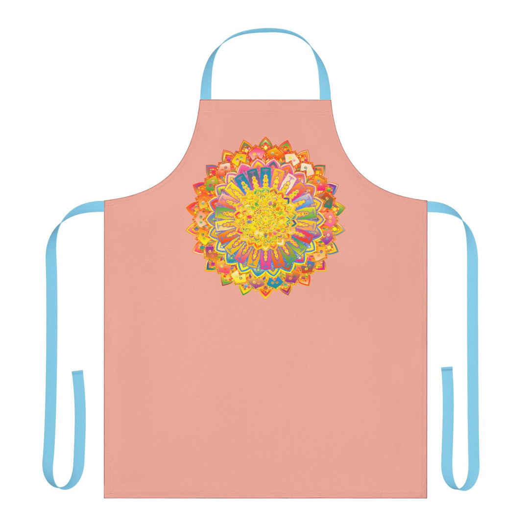 Mandala Art Apron - Apricot - Kitchen Decor All Over Prints - Blululi