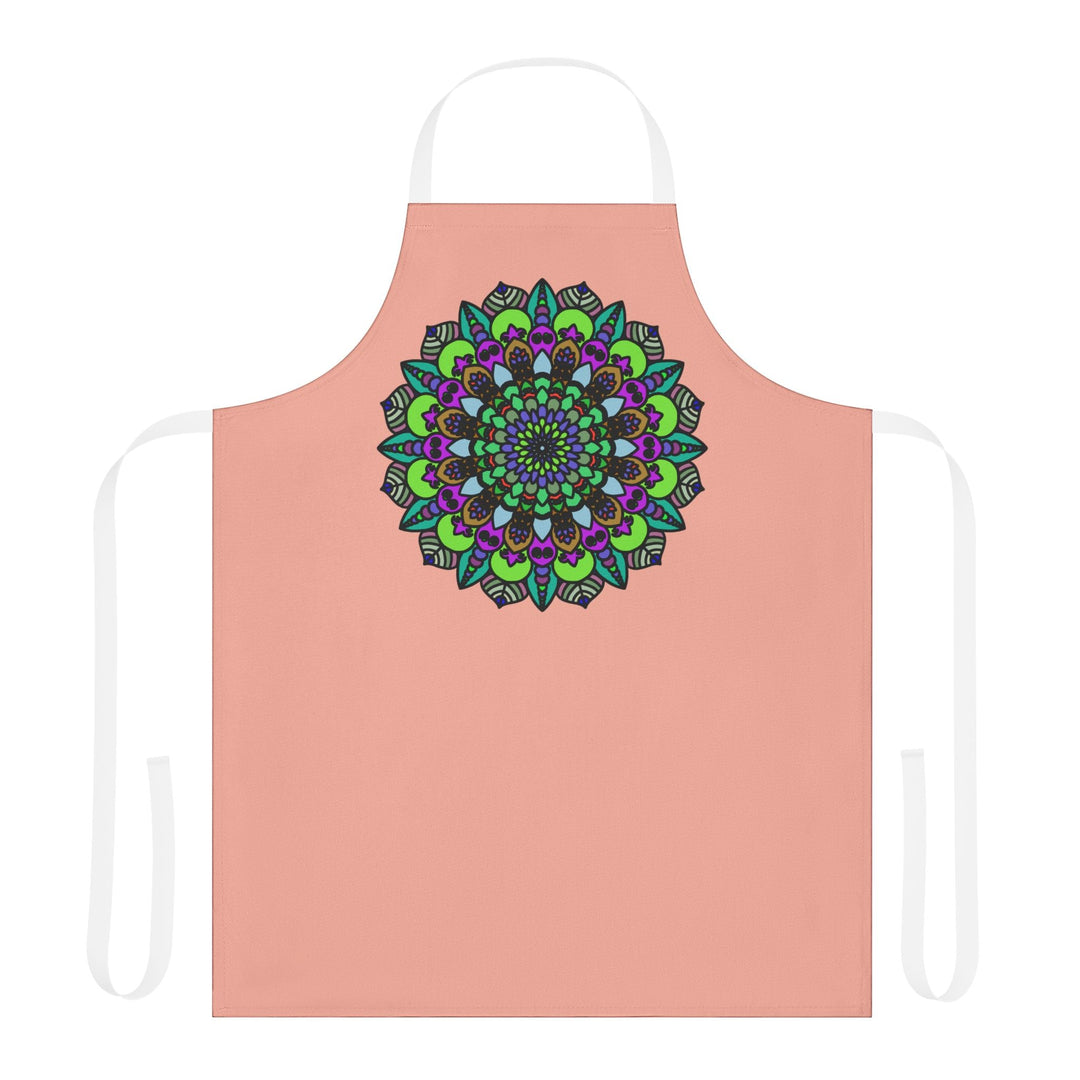 Mandala Art Apron - Apricot - Kitchen Decor All Over Prints - Blululi