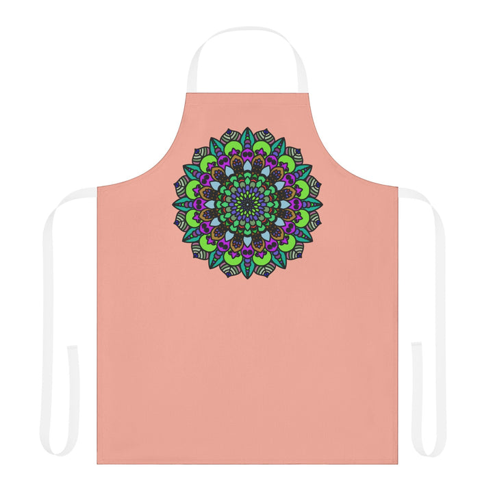 Mandala Art Apron - Apricot - Kitchen Decor All Over Prints - Blululi