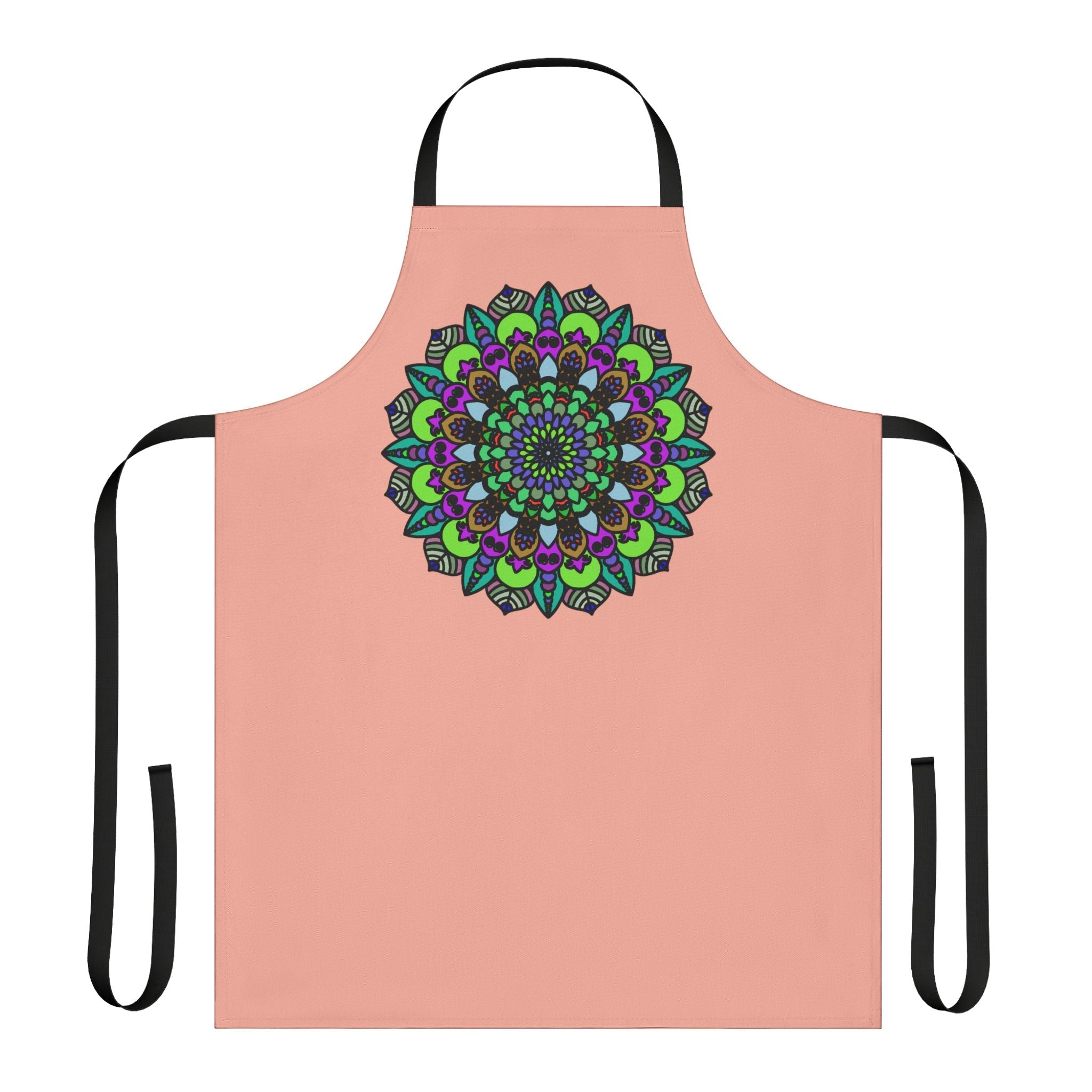 Mandala Art Apron - Apricot - Kitchen Decor All Over Prints - Blululi