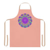 Mandala Art Apron - Apricot & Purple All Over Prints - Blululi