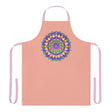 Mandala Art Apron - Apricot & Purple All Over Prints - Blululi