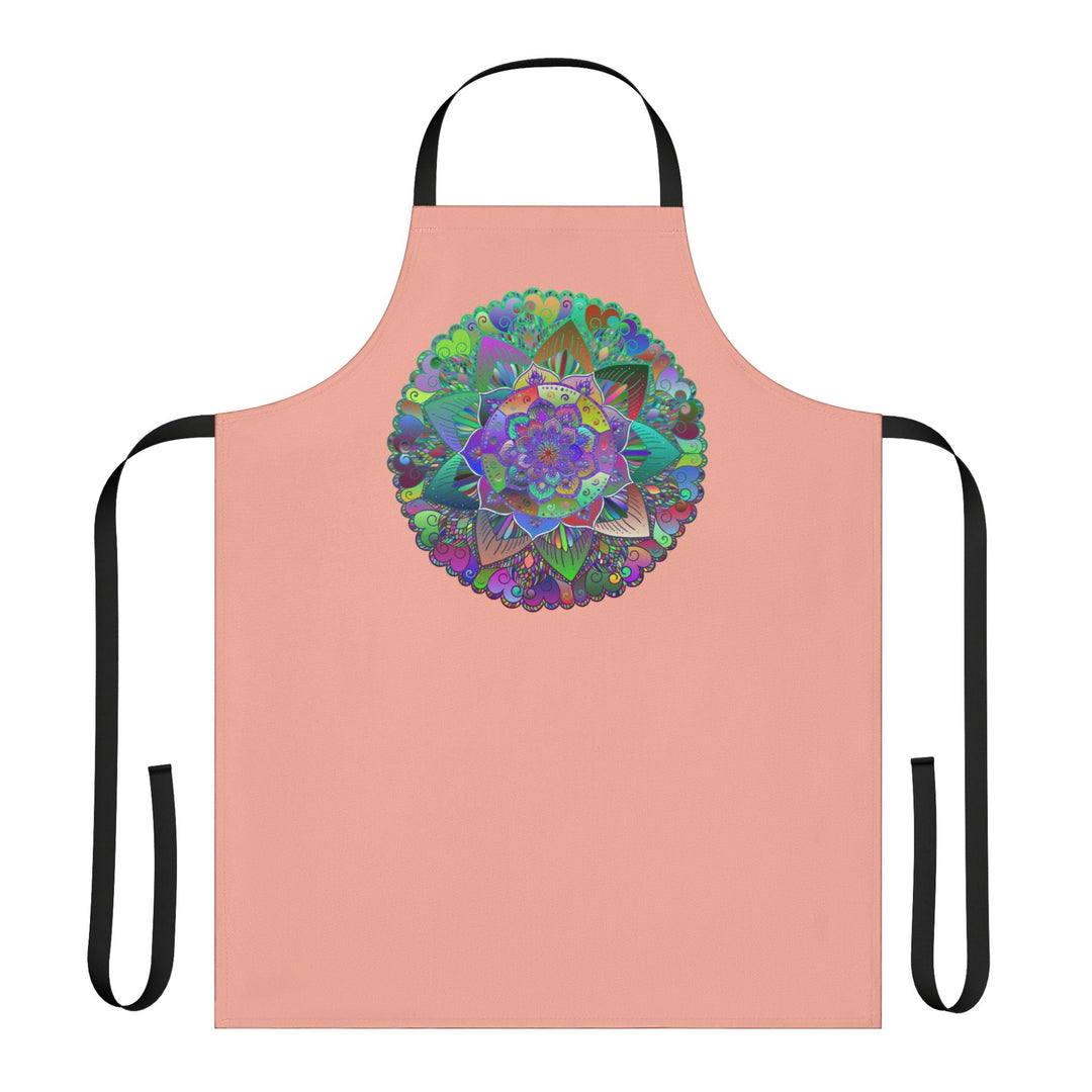 Mandala Art Apron - Apricot - Spiritual Vibes All Over Prints - Blululi