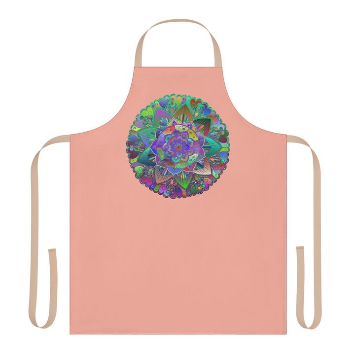 Mandala Art Apron - Apricot - Spiritual Vibes All Over Prints - Blululi