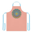 Mandala Art Apron - Apricot & Yellow All Over Prints - Blululi