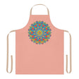 Mandala Art Apron - Apricot & Yellow All Over Prints - Blululi