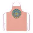 Mandala Art Apron - Apricot & Yellow All Over Prints - Blululi