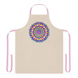 Mandala Art Apron - Beige, Floral Design All Over Prints - Blululi