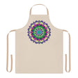 Mandala Art Apron - Beige Hand - Drawn All Over Prints - Blululi