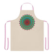 Mandala Art Apron - Beige - Hand Drawn All Over Prints - Blululi