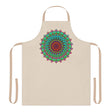 Mandala Art Apron - Beige - Hand Drawn All Over Prints - Blululi