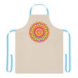 Mandala Art Apron - Beige - Hand - Drawn All Over Prints - Blululi