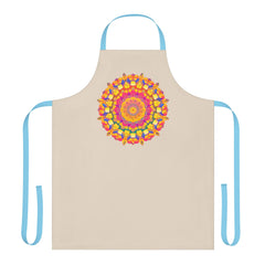 Mandala Art Apron - Beige - Hand - Drawn All Over Prints - Blululi