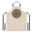 Mandala Art Apron - Beige - Hand Drawn All Over Prints - Blululi