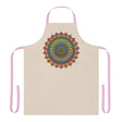 Mandala Art Apron - Beige - Hand Drawn All Over Prints - Blululi