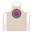 Mandala Art Apron - Beige - Hand Drawn All Over Prints - Blululi