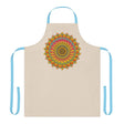 Mandala Art Apron - Beige - Hand Drawn All Over Prints - Blululi