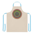 Mandala Art Apron - Beige - Hand Drawn All Over Prints - Blululi
