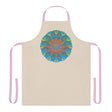 Mandala Art Apron - Beige - Hand - Drawn Design All Over Prints - Blululi