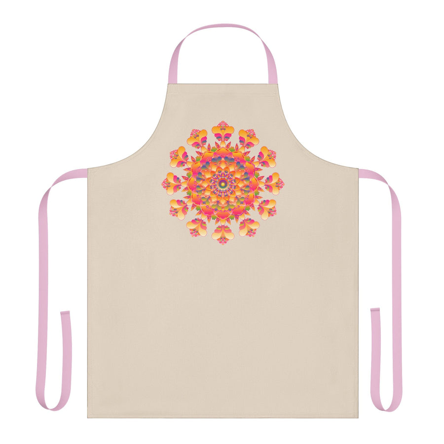 Mandala Art Apron - Beige - Kitchen Decor All Over Prints - Blululi