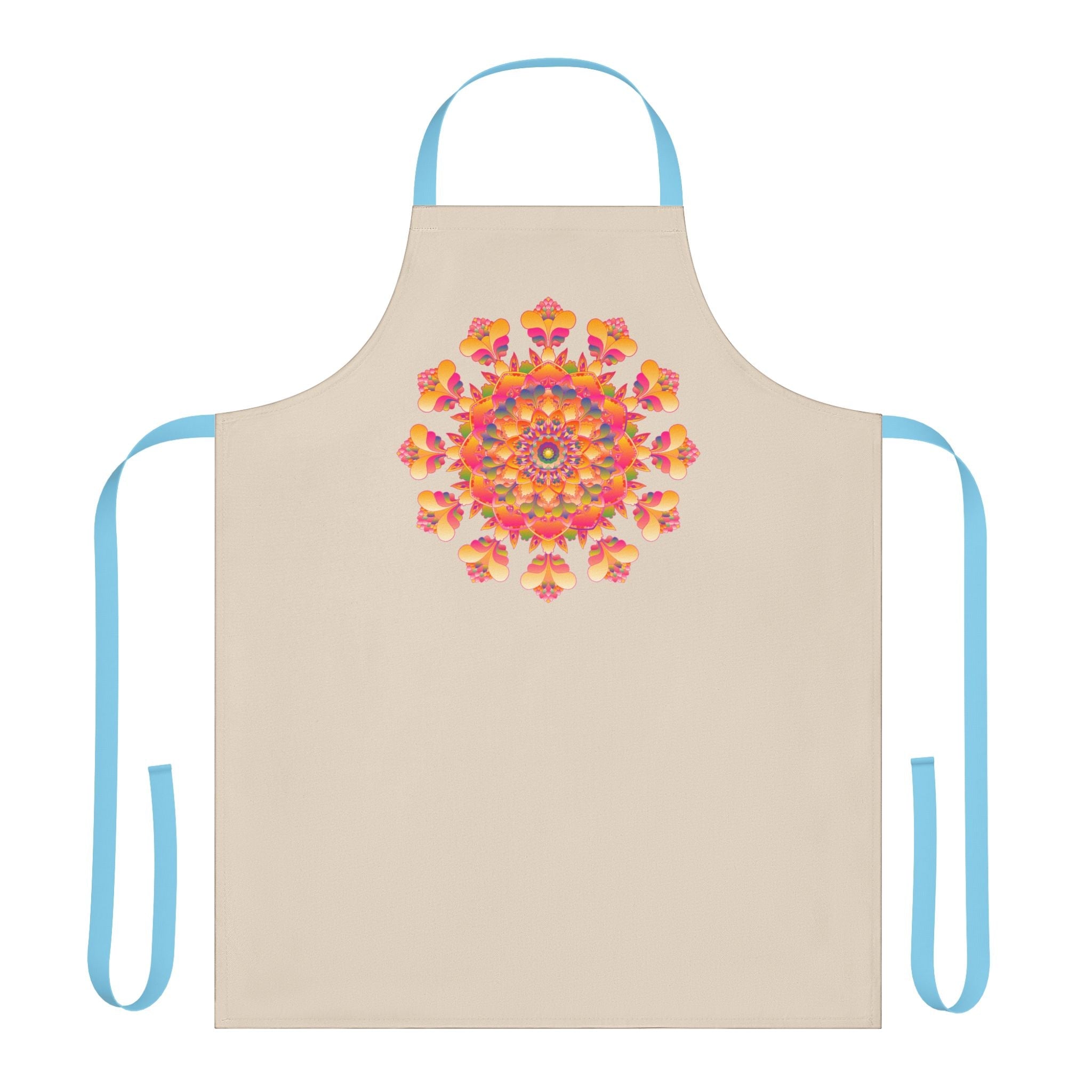 Mandala Art Apron - Beige - Kitchen Decor All Over Prints - Blululi