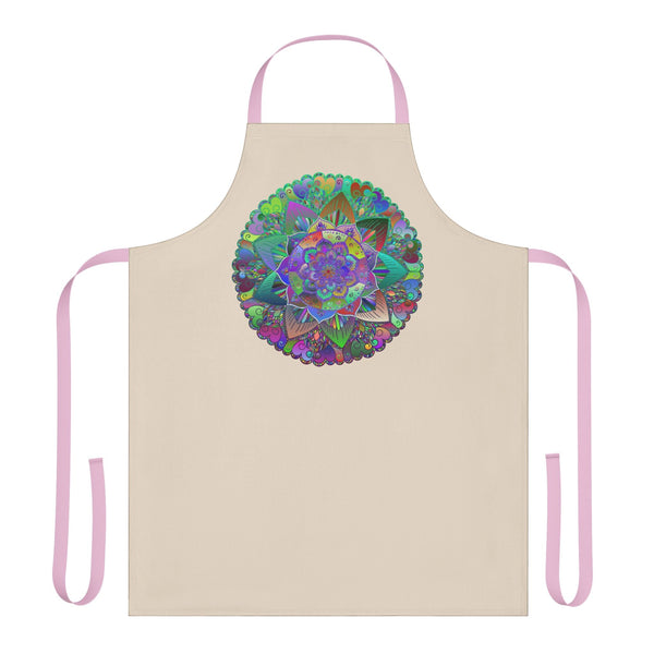 Mandala Art Apron - Beige - Kitchen Decor All Over Prints - Blululi