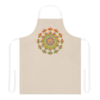 Mandala Art Apron - Beige - Kitchen Decor All Over Prints - Blululi