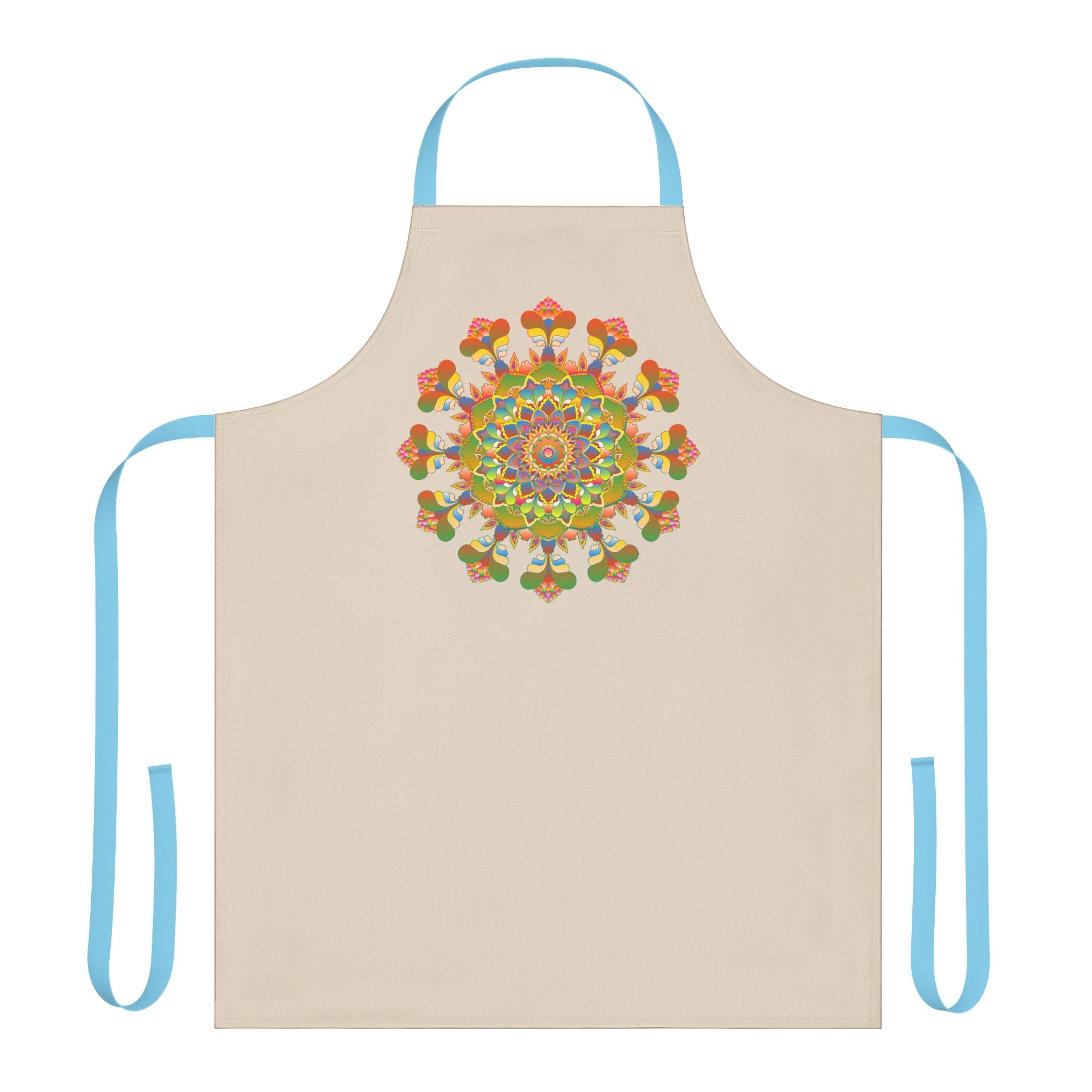 Mandala Art Apron - Beige - Kitchen Decor All Over Prints - Blululi