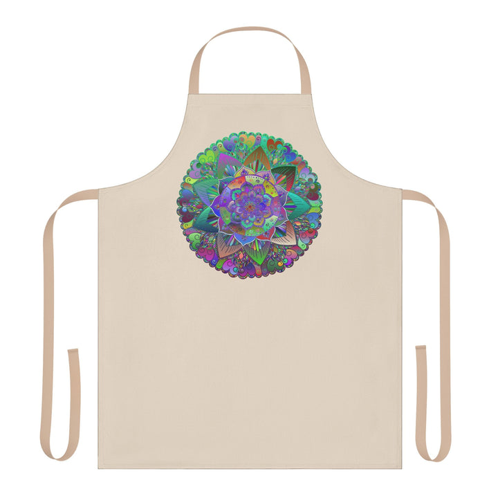 Mandala Art Apron - Beige - Kitchen Decor All Over Prints - Blululi