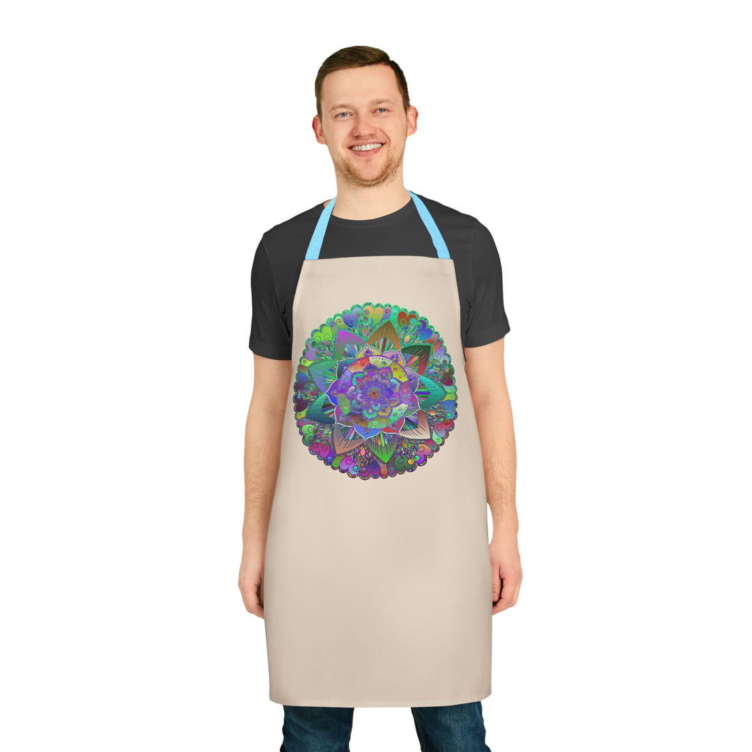 Mandala Art Apron - Beige - Kitchen Decor All Over Prints - Blululi