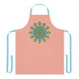 Mandala Art Apron - Colorful Apricot Kitchen All Over Prints - Blululi