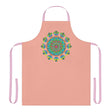 Mandala Art Apron - Colorful Apricot Kitchen All Over Prints - Blululi