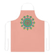 Mandala Art Apron - Colorful Apricot Kitchen All Over Prints - Blululi