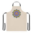 Mandala Art Apron - Colorful Floral Design All Over Prints - Blululi