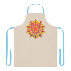 Mandala Art Apron - Colorful Floral Design All Over Prints - Blululi