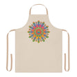 Mandala Art Apron - Colorful Floral Design All Over Prints - Blululi