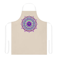 Mandala Art Apron - Colorful Floral Design All Over Prints - Blululi