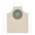 Mandala Art Apron - Colorful Floral Design All Over Prints - Blululi
