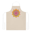 Mandala Art Apron - Colorful Floral Design All Over Prints - Blululi