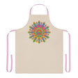 Mandala Art Apron - Colorful Floral Design All Over Prints - Blululi