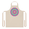 Mandala Art Apron - Colorful Floral Design All Over Prints - Blululi