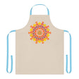 Mandala Art Apron - Colorful Floral Design All Over Prints - Blululi
