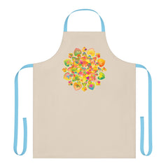 Mandala Art Apron - Colorful Floral Design All Over Prints - Blululi
